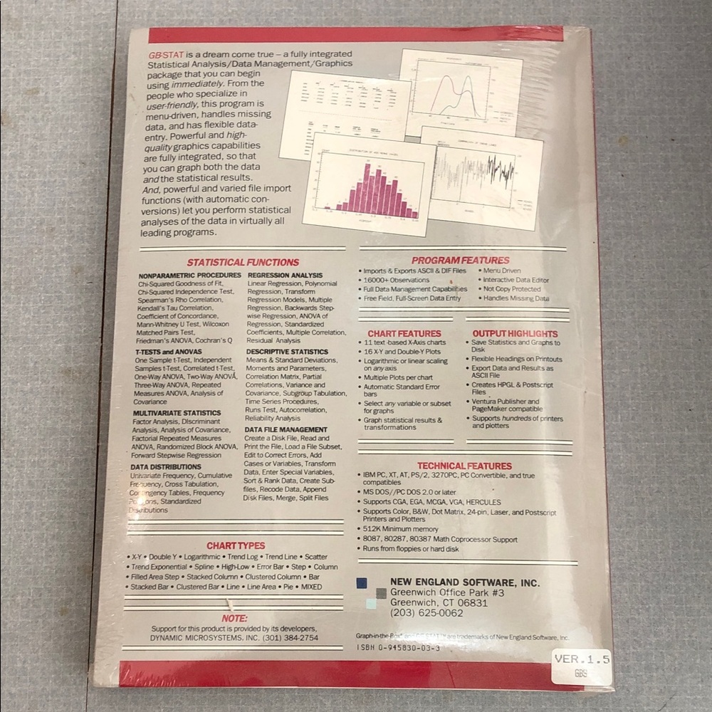 User-Friendly Computer Aided Statistics Software - Red - Picture 2 of 11
